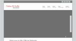 Desktop Screenshot of nafisaali.com