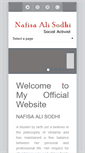 Mobile Screenshot of nafisaali.com